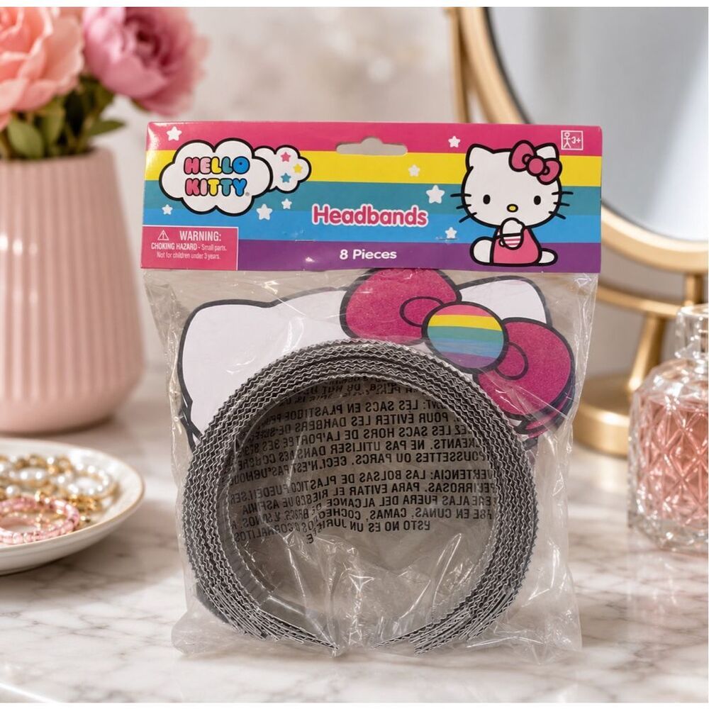 hello kitty party Hat Headbands Decorations with hello Kitty & Friends Set Of 8